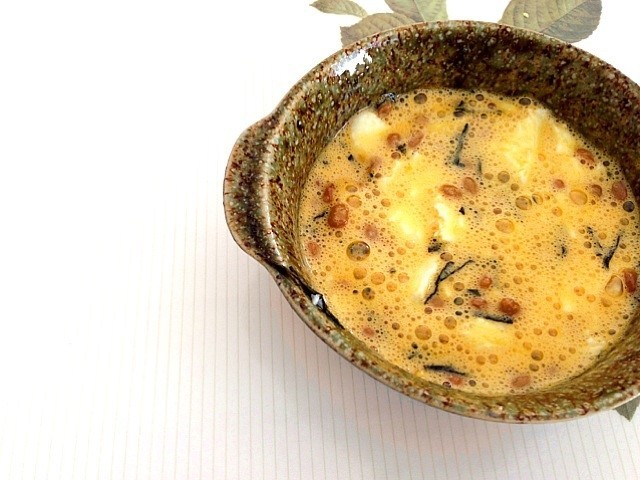 納豆の食べ方with卵チーズの画像