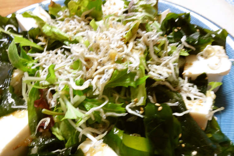 じゃこと豆腐のサラダ レシピ 作り方 By Noriちゃん クックパッド 簡単おいしいみんなのレシピが352万品