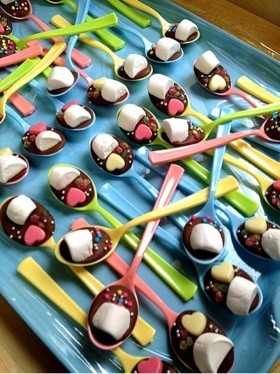 バレンタインに♡スプーンチョコ