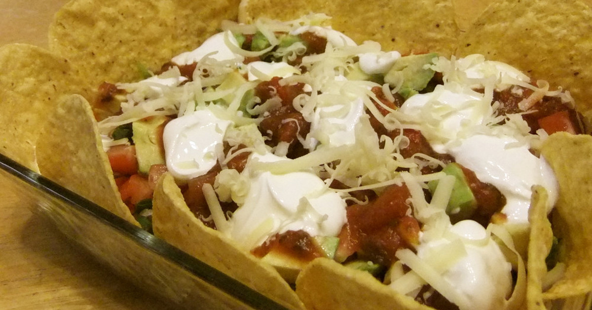 より健康的な7層タコスディップのレシピ