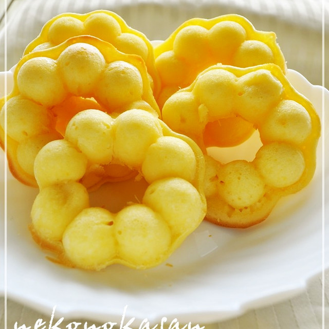 ホットケーキ かわいいドーナツ型で レシピ 作り方 By ねこのかあさん クックパッド 簡単おいしいみんなのレシピが355万品