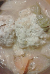 げんこつダンゴの野菜スープ