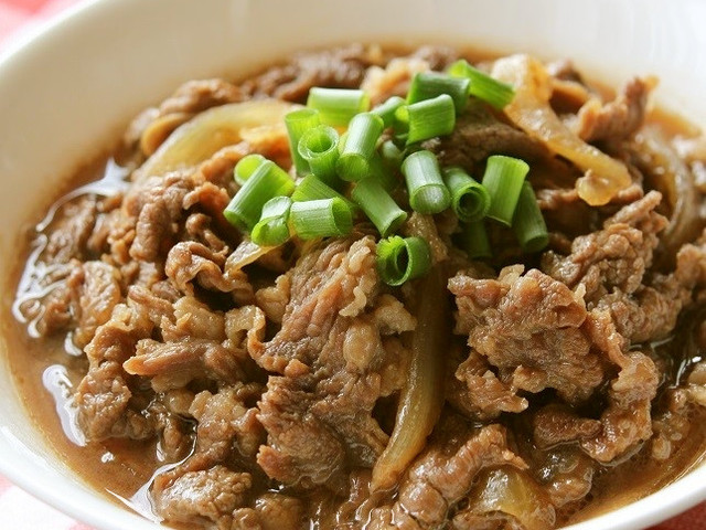 簡単柔らか つゆだく牛皿 牛丼にも レシピ 作り方 By おぺこ クックパッド