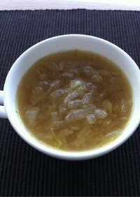 玉ねぎとキャベツの優しいスープ
