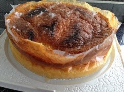 トースター☆濃厚スフレチーズケーキの写真