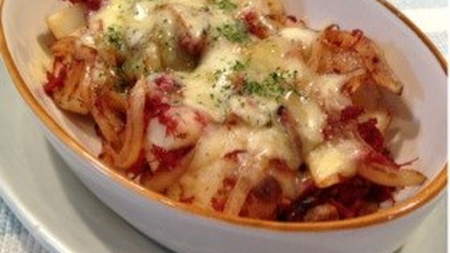 コンビーフポテトのチーズ焼き レシピ 作り方 By はぁとれすとらん クックパッド