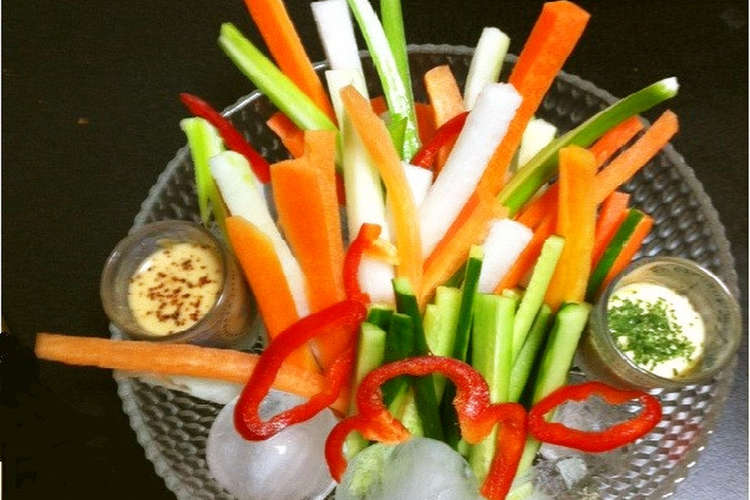 野菜スティック でおもてなし レシピ 作り方 By こうざい クックパッド 簡単おいしいみんなのレシピが357万品