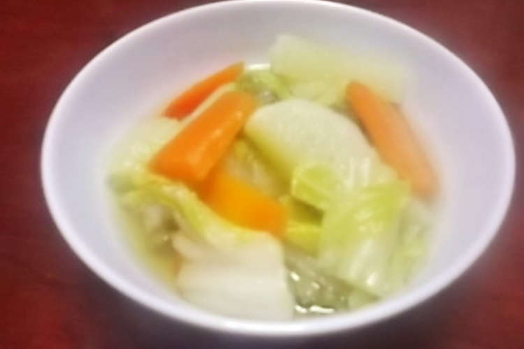 白菜 大根 人参の煮物 レシピ 作り方 By ミカピース クックパッド 簡単おいしいみんなのレシピが355万品