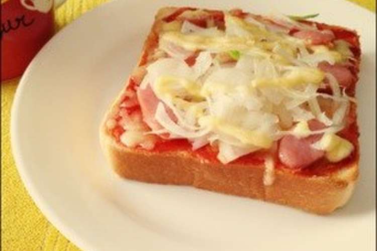 食パンで 玉ねぎたっぷりピザ レシピ 作り方 By Elenami クックパッド 簡単おいしいみんなのレシピが355万品