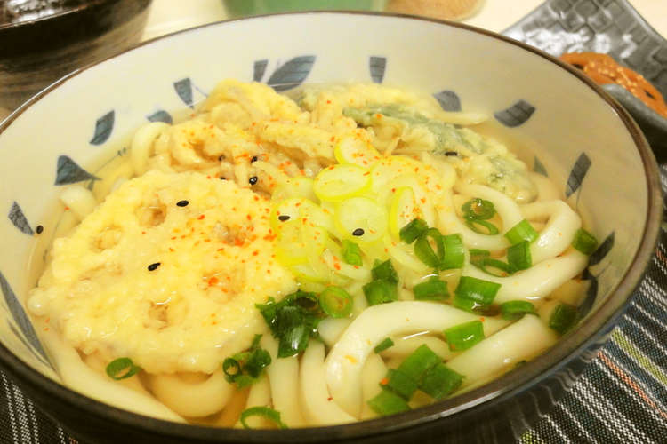 レンジで簡単 天ぷらうどん レシピ 作り方 By ゆうゆう0221 クックパッド 簡単おいしいみんなのレシピが352万品