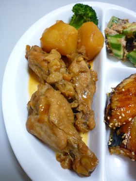 軟骨まで食べられる!手羽元のオイスター煮