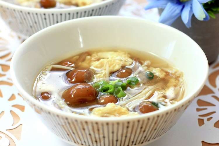 とろ り なめこスープ レシピ 作り方 By Runa10 クックパッド 簡単おいしいみんなのレシピが371万品