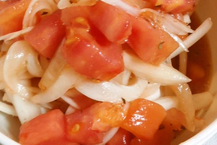 トマトと新玉ねぎのマリネ レシピ 作り方 By みつとも クックパッド