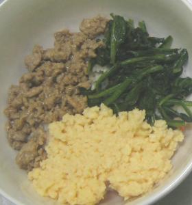 簡単スピーディー三色ご飯