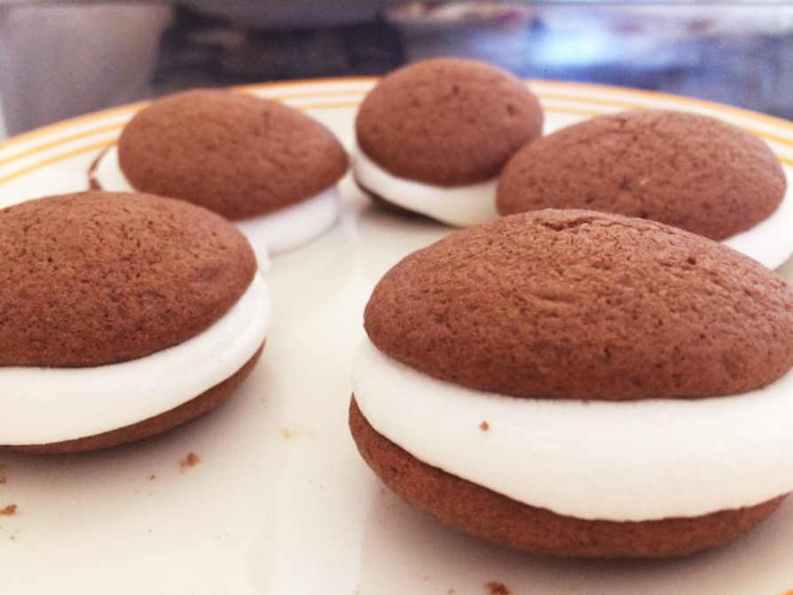 レッドベルベットウーピーパイのレシピ