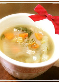 具沢山♪栄養たっぷり野菜スープ(≧▽≦)