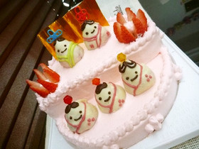 *お雛様ケーキ*