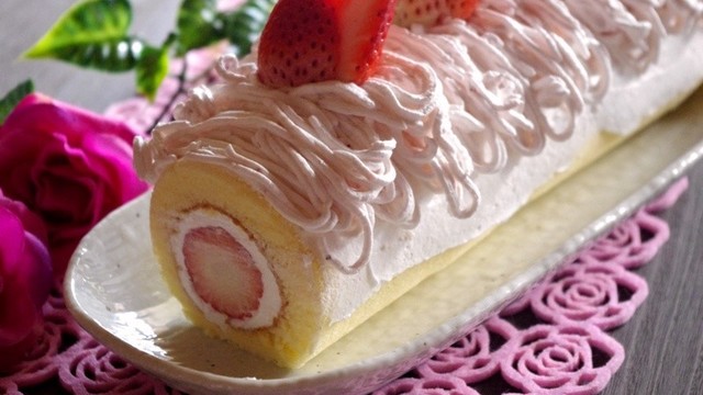 雛ケーキ 苺モンブランのロールケーキ レシピ 作り方 By あいわい さん クックパッド 簡単おいしいみんなのレシピが371万品