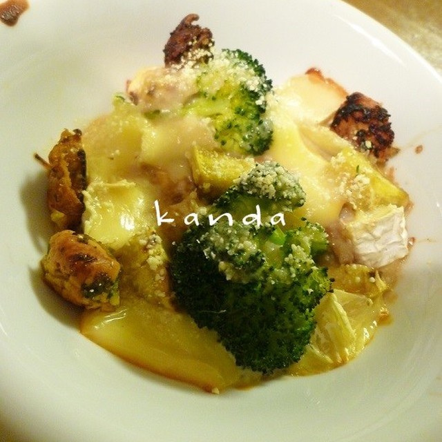 余ったごま豆乳鍋で 3種のチーズグラタン レシピ 作り方 By 環 田 クックパッド 簡単おいしいみんなのレシピが355万品