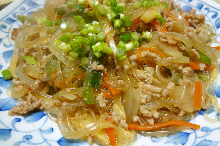 豚ひき肉と春雨の5種野菜炒め レシピ・作り方 By 山本ゆうき 【クックパッド】 簡単おいしいみんなのレシピが363万品