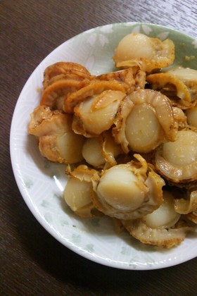 ●ベビーホタテのニンニクバター醤油●