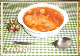 ●マダム流・基本のトマトスープ●の画像