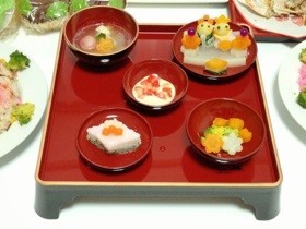 雛祭り桃の節句離乳食御膳(中期〜)