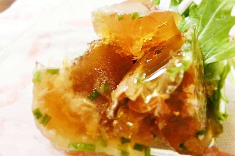 おつまみ ぷるんと鶏の煮こごり レシピ 作り方 By わごむ クックパッド 簡単おいしいみんなのレシピが356万品