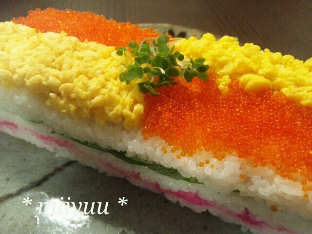 簡単華やか ♡ ケーキ寿司の画像