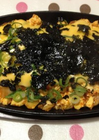 簡単！！韓国風☆キムチ＆豆腐の鉄板焼き