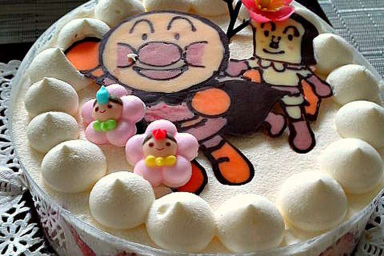 お雛祭りケーキ アンパンマンキャラケーキ レシピ 作り方 By くり子２２３ クックパッド