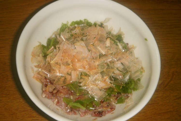 めかぶご飯 レシピ 作り方 By いっちゃんばあばあ クックパッド