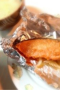 鮭のホイル焼き♡西京焼き＆バターver