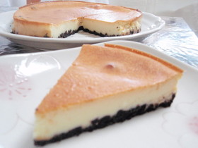 混ぜて焼くだけ!ヘルシーチーズケーキ☆