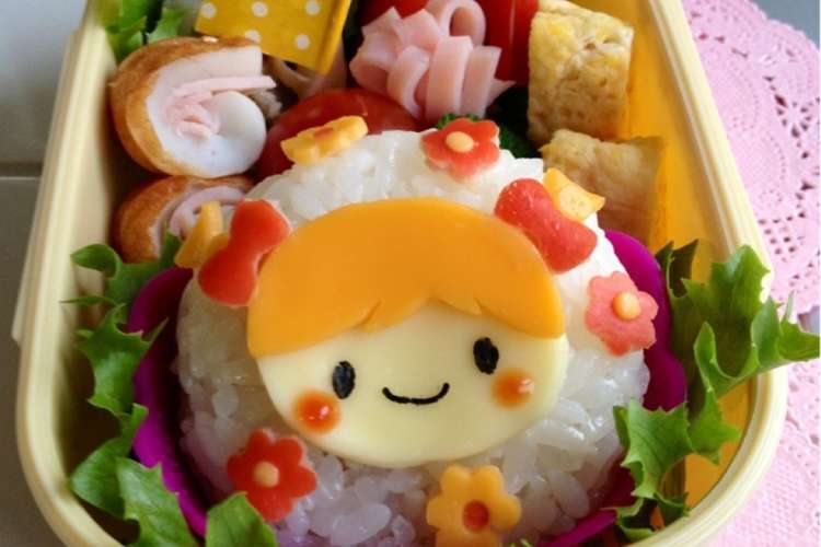 簡単キャラ弁 ラブリーな女の子 レシピ 作り方 By Haママ クックパッド 簡単おいしいみんなのレシピが365万品