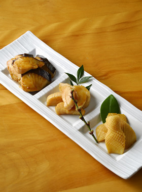魚介の漬け焼き