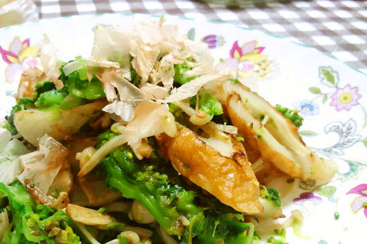 簡単 菜の花とちくわの炒め物 レシピ 作り方 By しおかつを クックパッド 簡単おいしいみんなのレシピが370万品