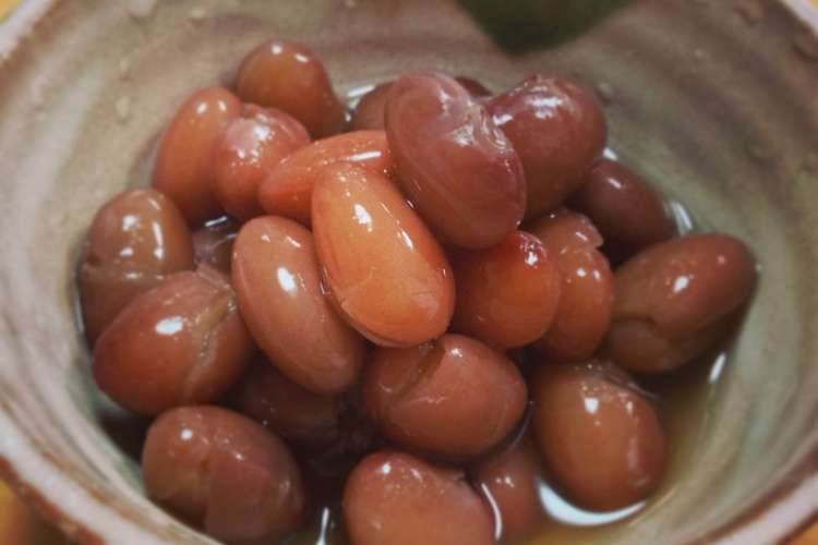 金時豆の甘煮 しっかり豆に甘味を入れます レシピ 作り方 By かもし庵 クックパッド 簡単おいしいみんなのレシピが355万品