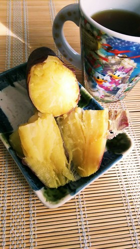 レンジでねっとり♪焼き芋風ふかし芋