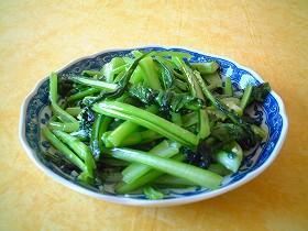 青菜の炒め物　(清炒青菜）の画像