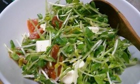 干し柿とチーズのサラダ