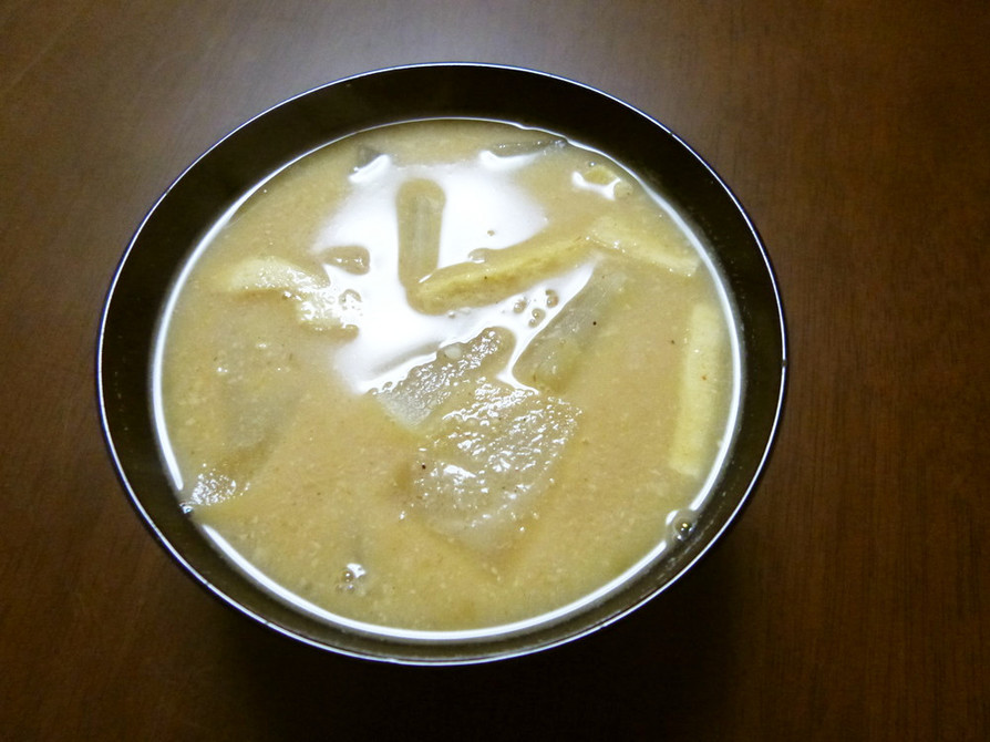 簡単かす汁☆奈良漬の味噌をリサイクル！の画像