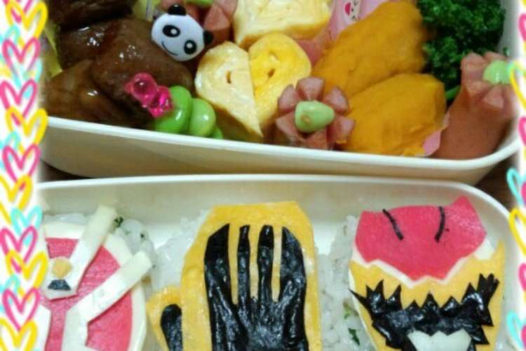 キャラ弁 キョウリュウジャー レシピ 作り方 By そう のん クックパッド 簡単おいしいみんなのレシピが373万品