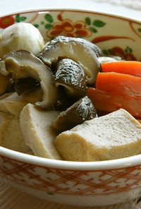 高野豆腐と野菜の簡単煮❤お一人様153㌍