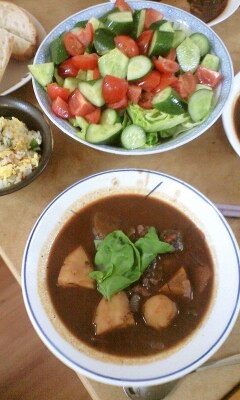 鹿肉のシチュー