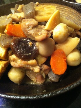 冷凍和野菜と鶏肉の筑前煮