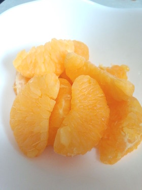 むきむき♪冷凍みかん