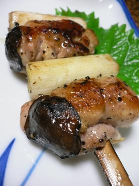 塩焼きしめじ鶏