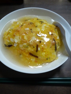 かに缶で作る♪簡単♪塩味天津飯