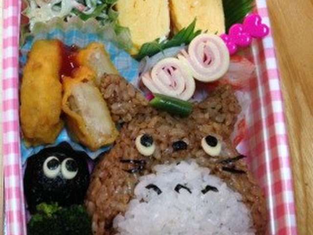 簡単 すぐ出来るトトロキャラ弁 レシピ 作り方 By Aoit クックパッド